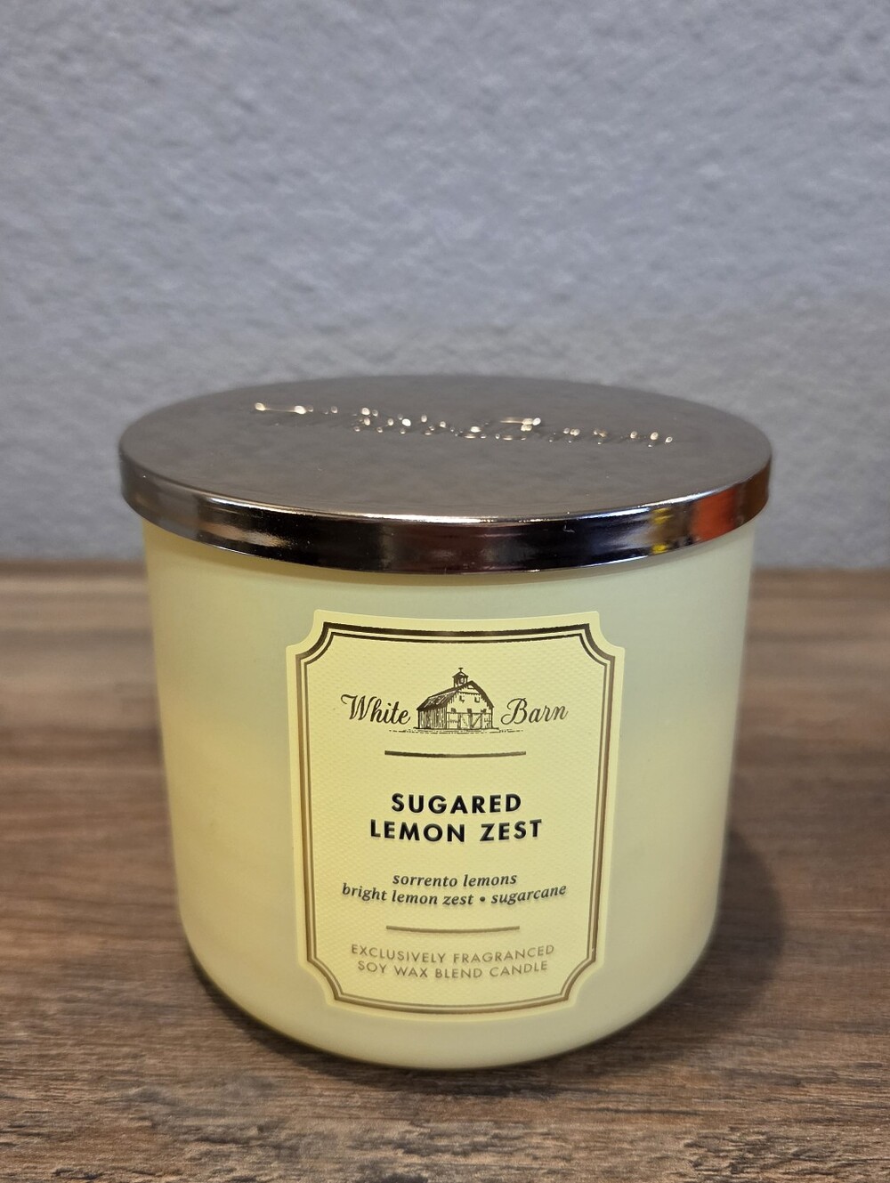 Bath & Body Works Sugared Lemon Zest Candle - Tested